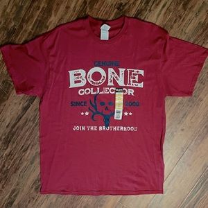 🔖Bone Collector Red Large Men’s T-Shirt New With Tags